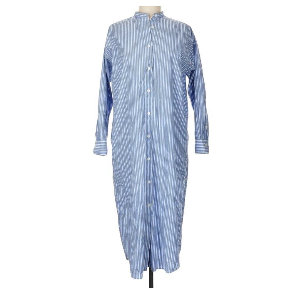 Relume Journal Standard Striped Cotton Shirt Dress – Size F (Free Size)